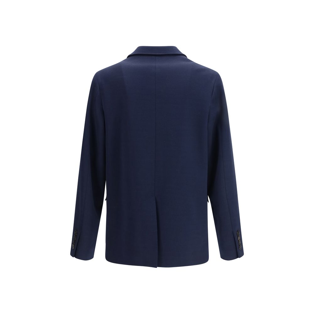 Manteau en coton bleu Gucci
