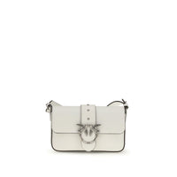 Sac bandoulière PINKO Bos Taurus en cuir de veau blanc