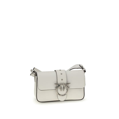 Sac bandoulière PINKO Bos Taurus en cuir de veau blanc