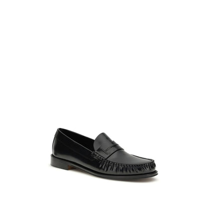 Mocassins à enfiler Tom Ford en cuir de veau noir Bos Taurus