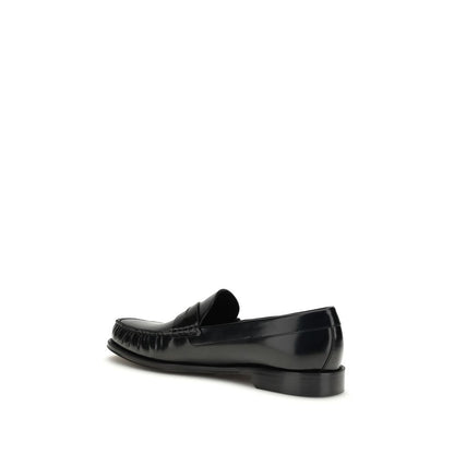 Mocassins à enfiler Tom Ford en cuir de veau noir Bos Taurus