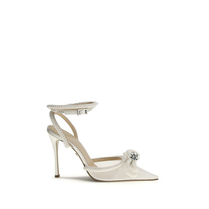 MACH & MACH Décolleté Bianche in Seta con Tacco Alto