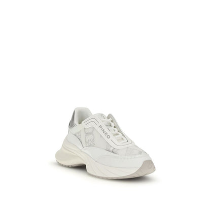 PINKO Sneakers Bos Taurus Chunky in pelle di vitello bianca