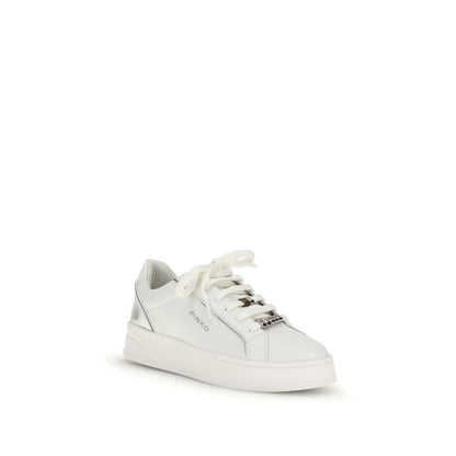 Baskets basses PINKO en cuir de veau blanc Bos Taurus