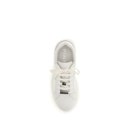 Baskets basses PINKO en cuir de veau blanc Bos Taurus