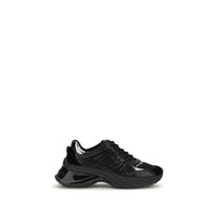 PINKO Sneakers Bos Taurus Chunky in pelle di vitello nera