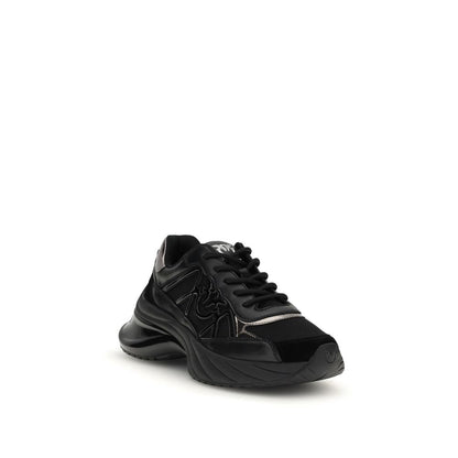 PINKO Sneakers Bos Taurus Chunky in pelle di vitello nera