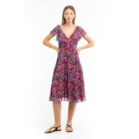 Patrizia Pepe Purple Polyester Casual Dress