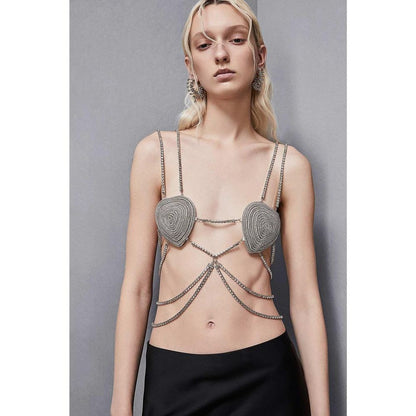 Patrizia Pepe Reggiseno Rame Bianco