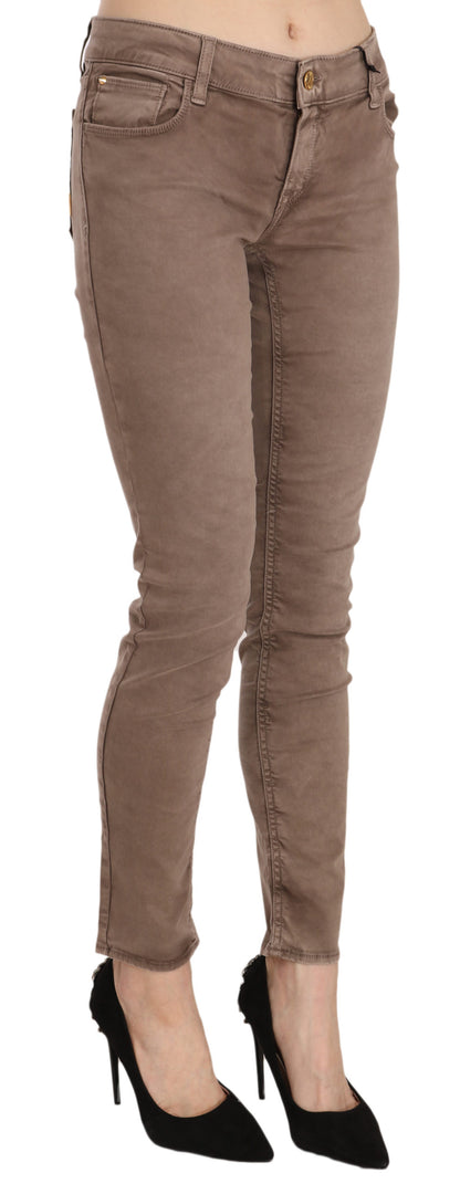 Pantalon skinny marron taille basse CYCLE