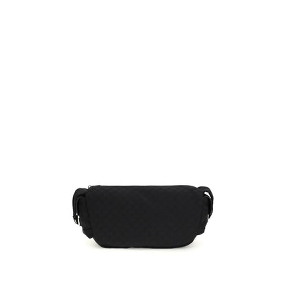 Borsa a tracolla Gucci in poliestere nero