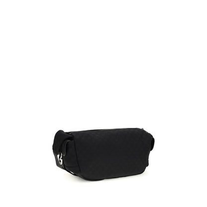 Borsa a tracolla Gucci in poliestere nero
