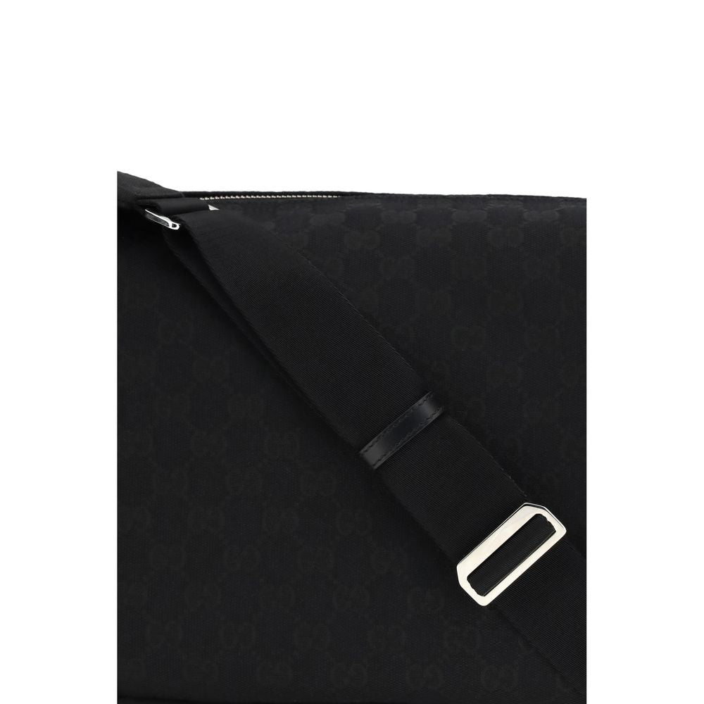 Borsa a tracolla Gucci in poliestere nero