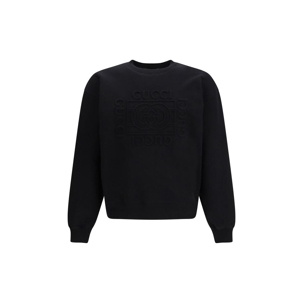 Felpa Gucci in cotone nero