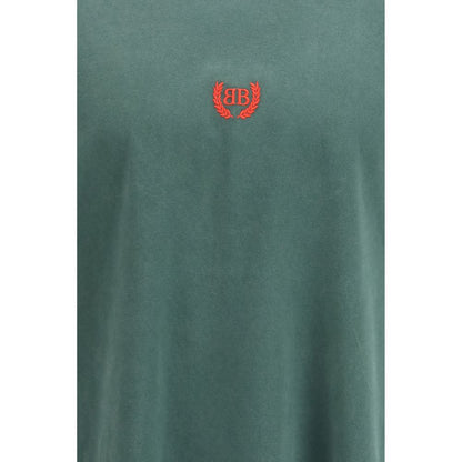 T-shirt Balenciaga bicolore in cotone