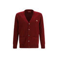 Gilet en laine bordeaux Gucci