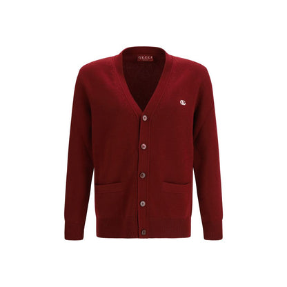 Cardigan Gucci in lana bordeaux