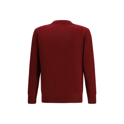 Cardigan Gucci in lana bordeaux