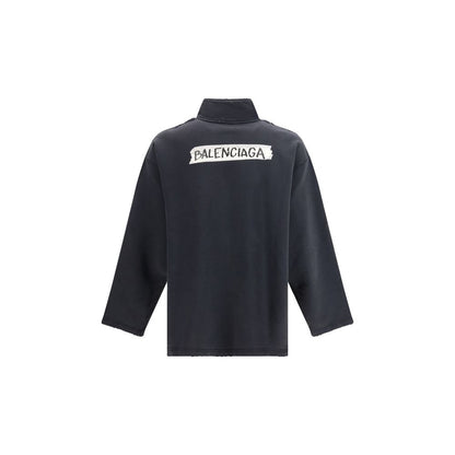 Felpa Balenciaga in cotone nero
