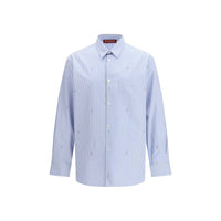Chemise Gucci en coton bleu à motifs