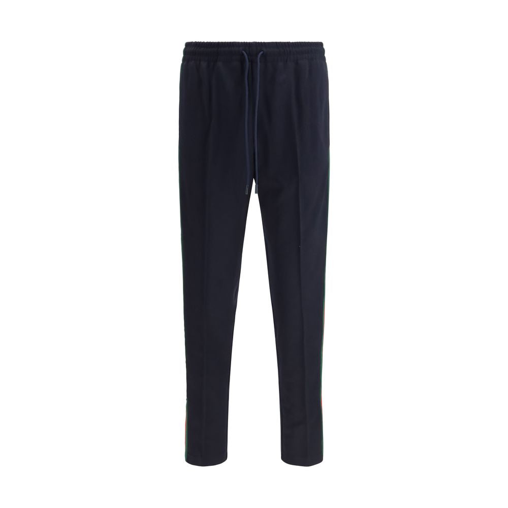 Gucci Joggers in poliestere blu (pantaloni da allenamento)