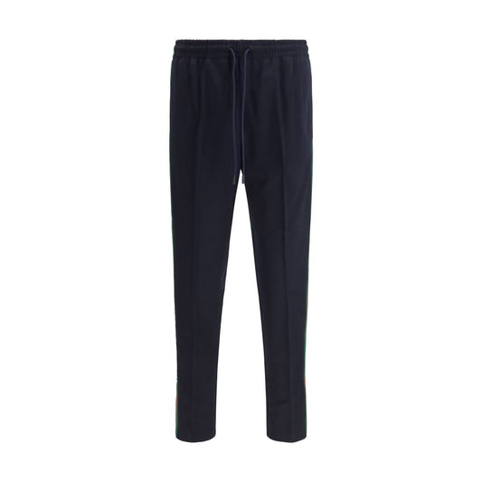 Gucci Joggers in poliestere blu (pantaloni da allenamento)