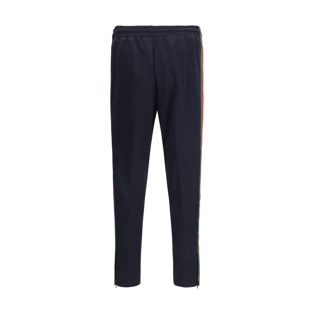 Gucci Joggers in poliestere blu (pantaloni da allenamento)