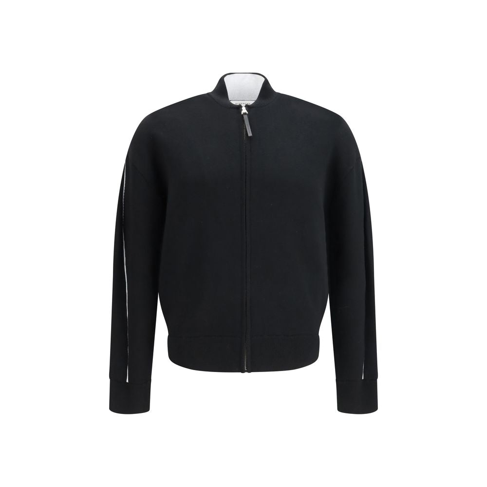 Cardigan in lana nera Givenchy
