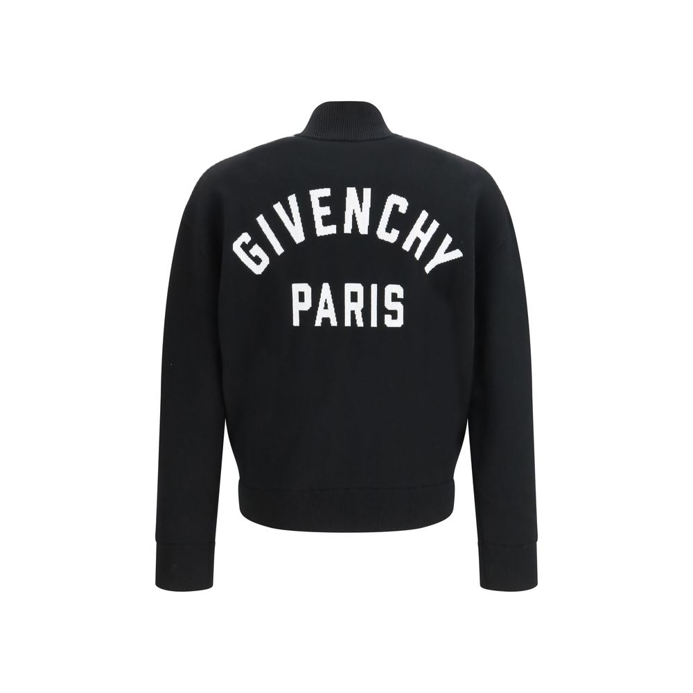 Cardigan in lana nera Givenchy
