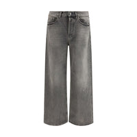 Jeans Golden Goose in Cotone Grigio Vestibilità Rilassata