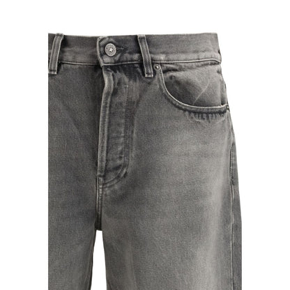 Jeans Golden Goose in Cotone Grigio Vestibilità Rilassata