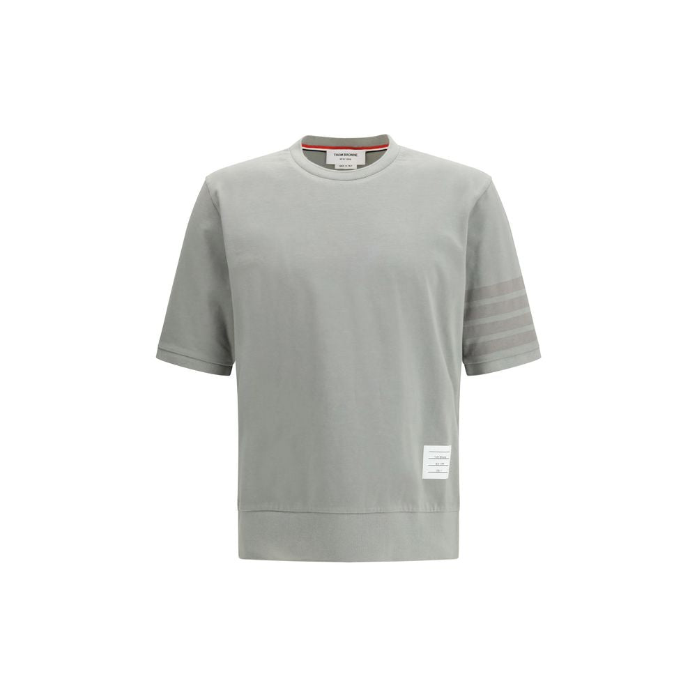Thom Browne Abbigliamento sportivo in cotone grigio