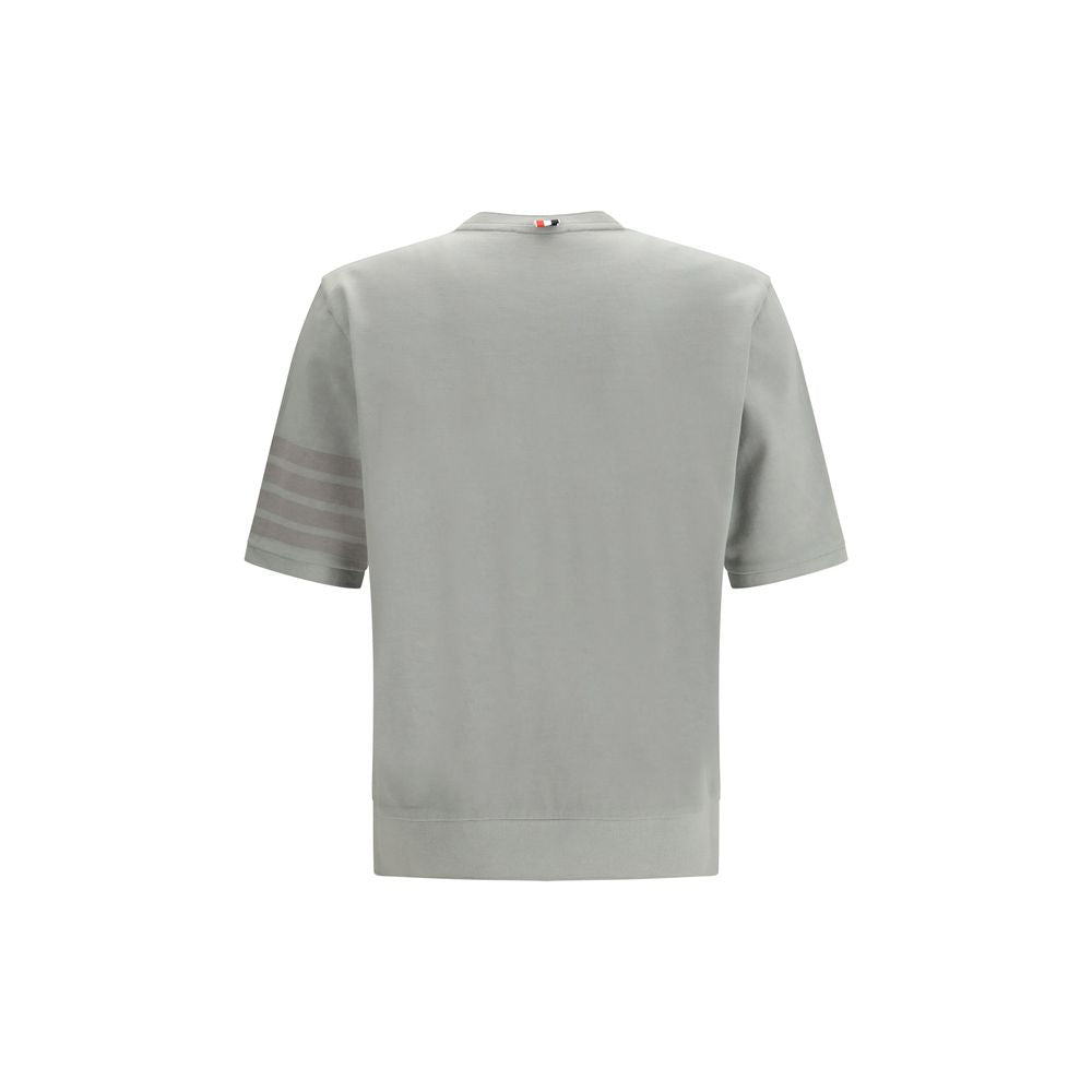 Thom Browne Abbigliamento sportivo in cotone grigio
