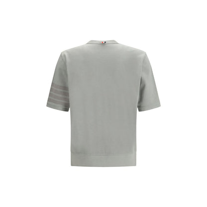 Thom Browne Abbigliamento sportivo in cotone grigio