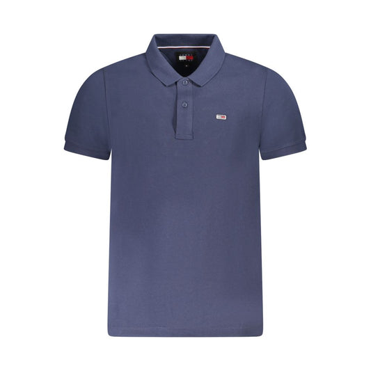 Polo da uomo Tommy Hilfiger in cotone blu