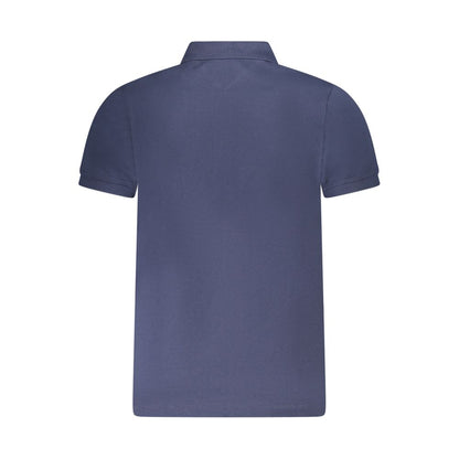 Polo Tommy Hilfiger en coton bleu pour homme