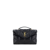 Borsa a tracolla Saint Laurent Ovis Aries in agnello nero