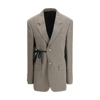 Cappotto in Lyocell Multicolor Balenciaga