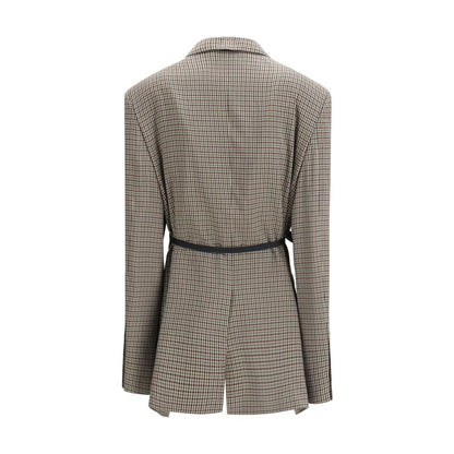Cappotto in Lyocell Multicolor Balenciaga