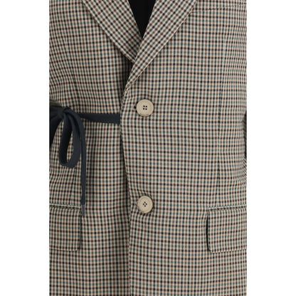 Cappotto in Lyocell Multicolor Balenciaga