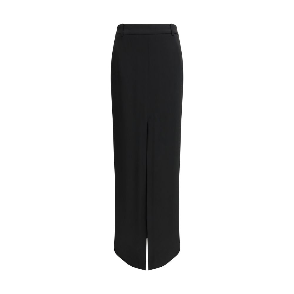 Jupe longue en acétate noir Tom Ford
