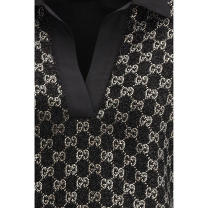 Camicia Gucci Nera in Viscosa