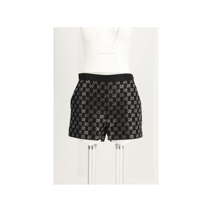 Shorts Gucci neri in viscosa