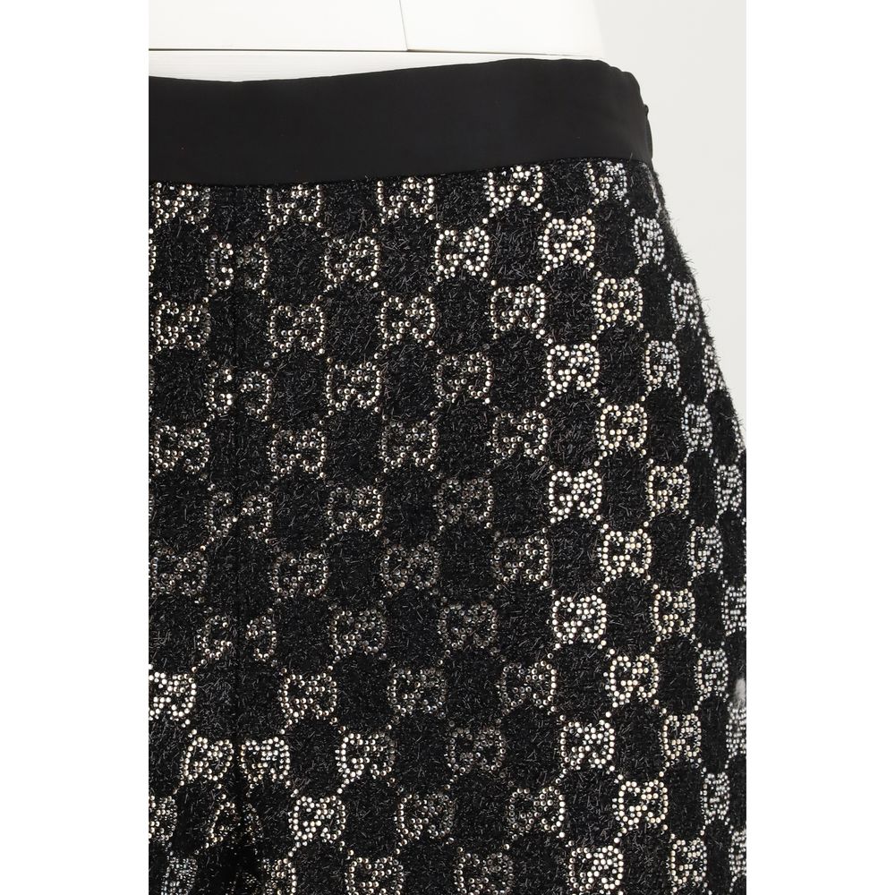 Shorts Gucci neri in viscosa