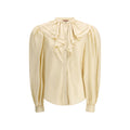Chemise en soie beige Gucci