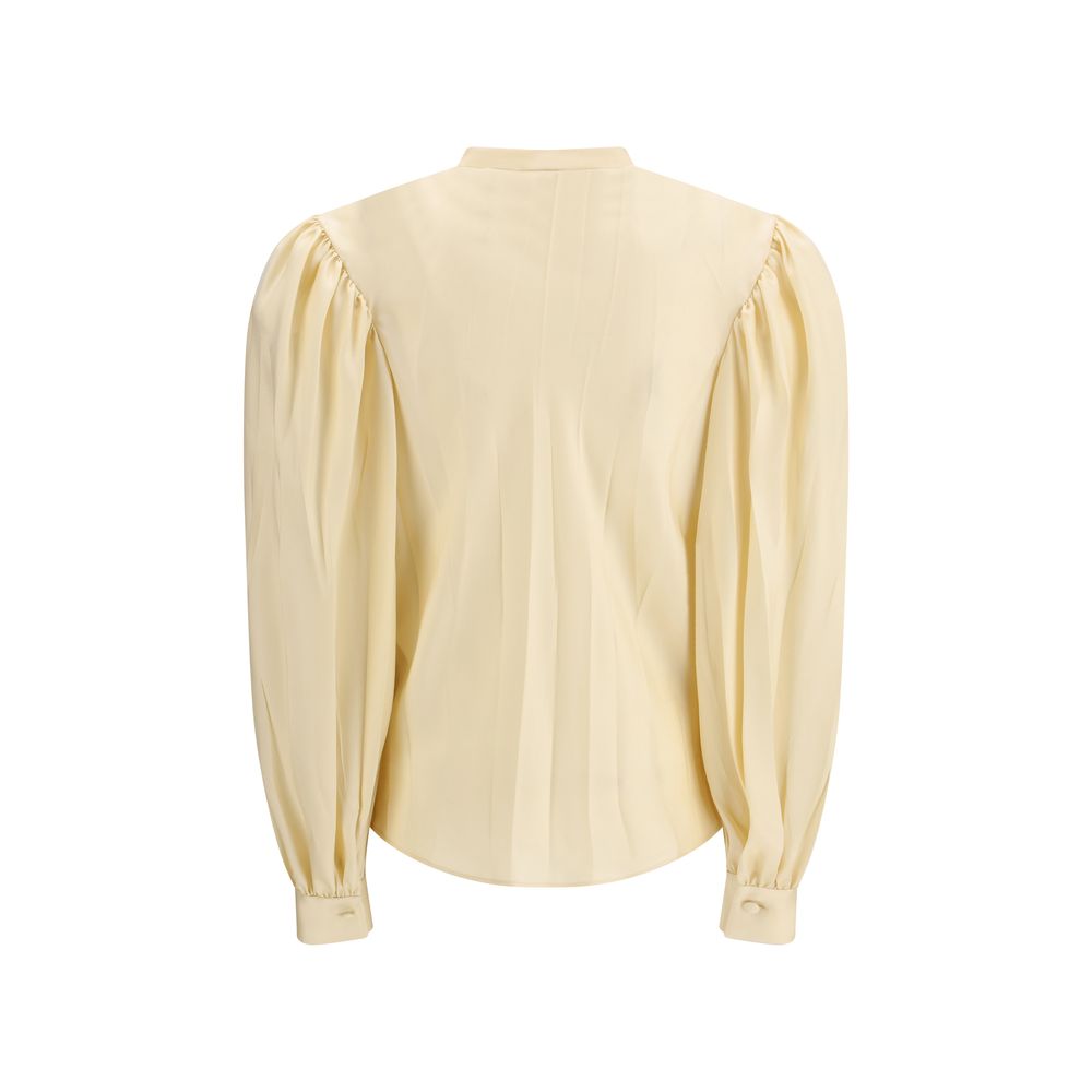 Chemise en soie beige Gucci