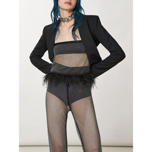 Top Patrizia Pepe in poliestere nero