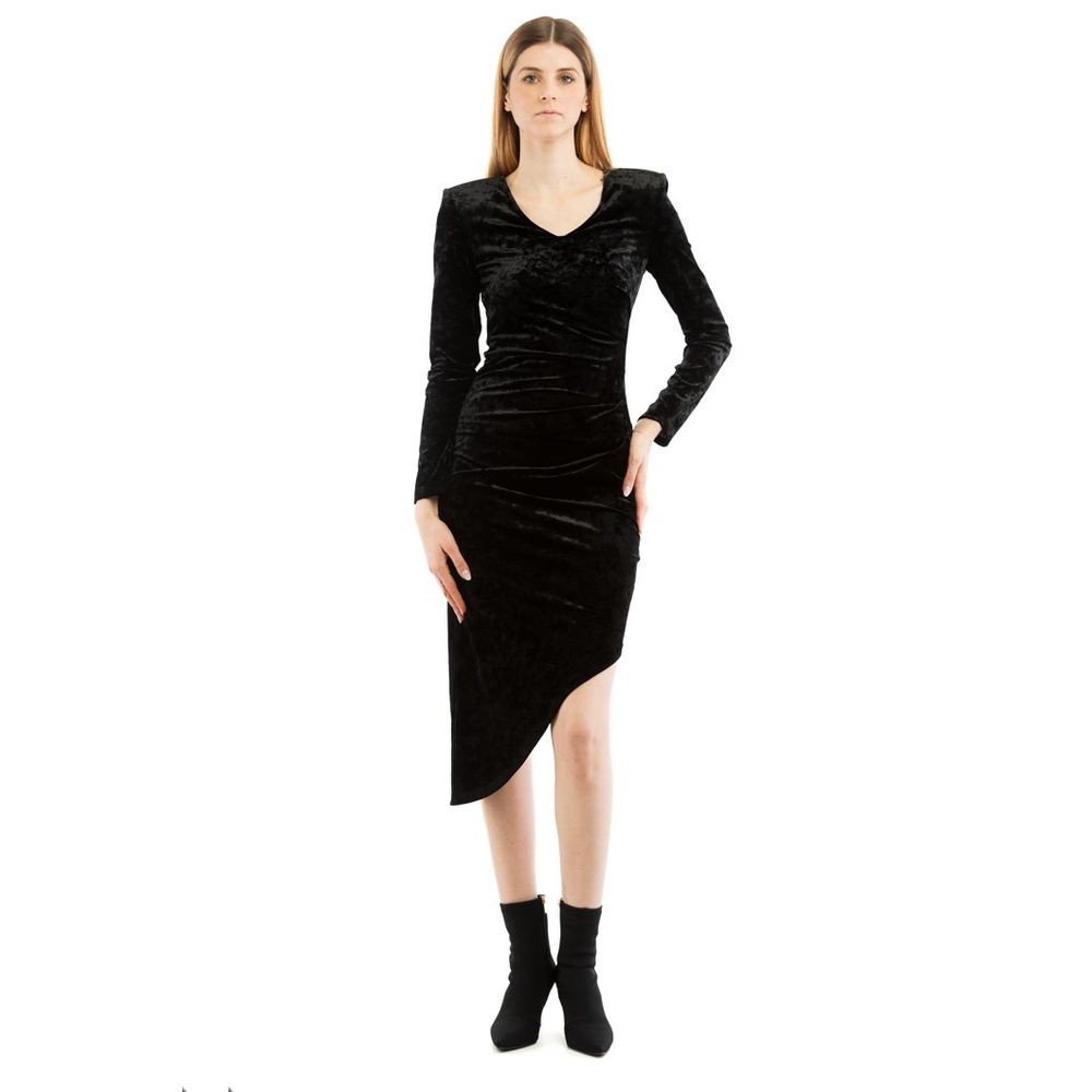 Patrizia Pepe Abito Casual Nero in Poliestere