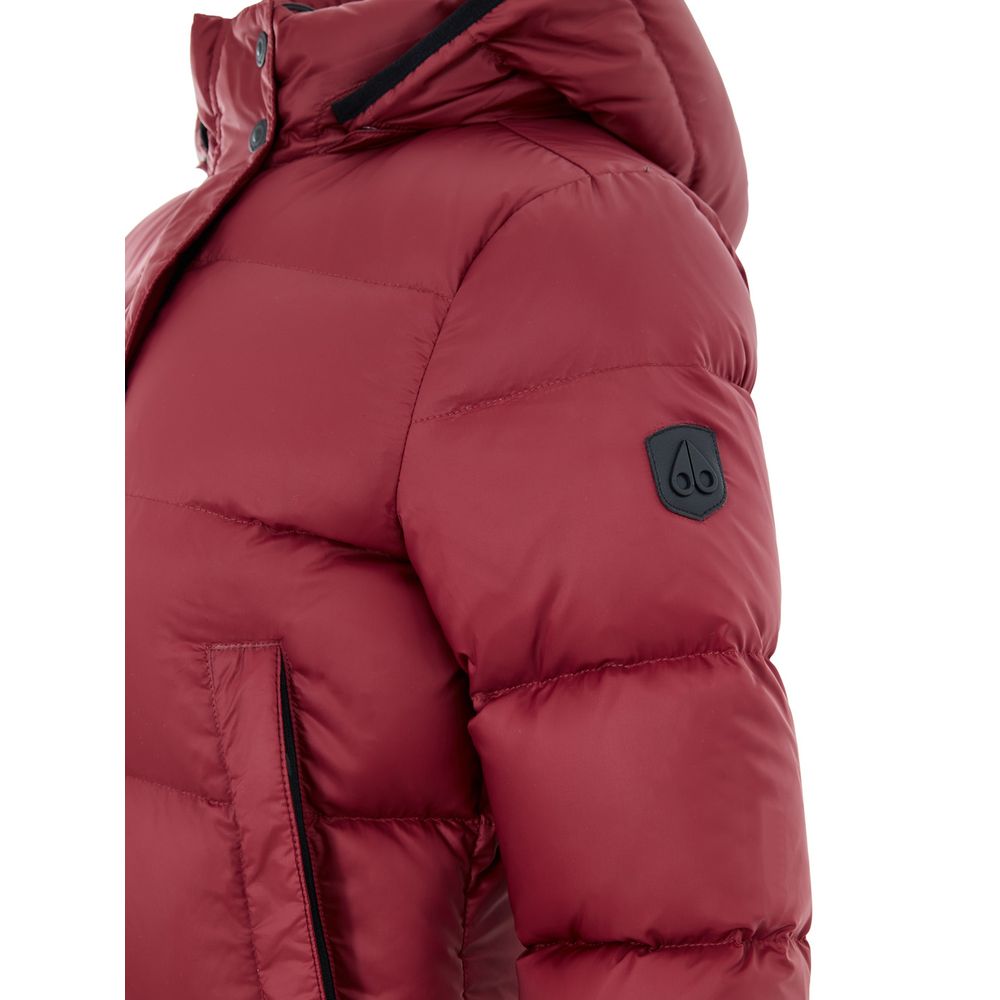 Veste longue en coton Moose Knuckles Bordeaux