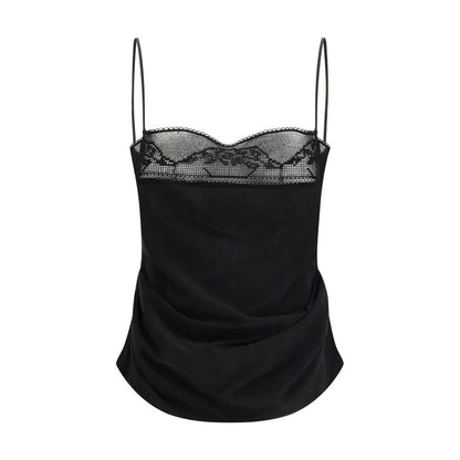 Magda Butrym Black Silk Blouse